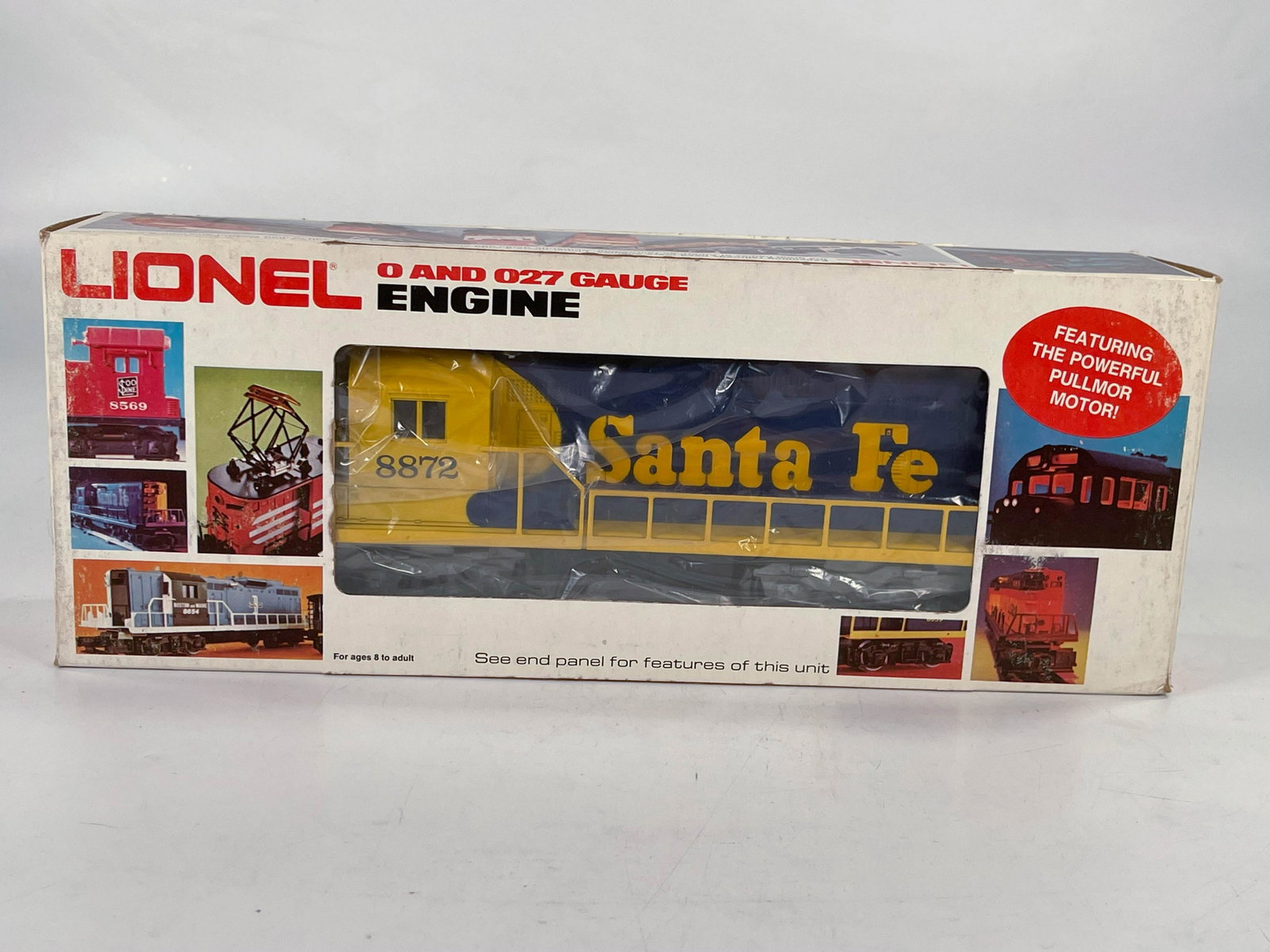 MPC Lionel O Gauge Santa Fe SD-18 Diesel in Original: MPC Lionel O Gauge Santa Fe SD-18 Diesel in Original Box #6-8872, in C8.