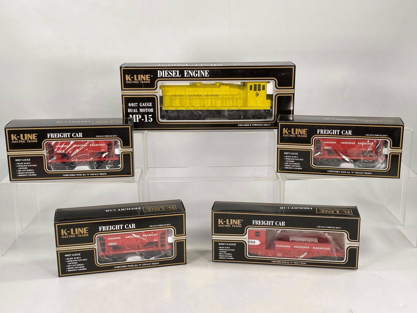K-Line O Gauge Freight Cars in Original Boxes X 4 and (1 of 12)
