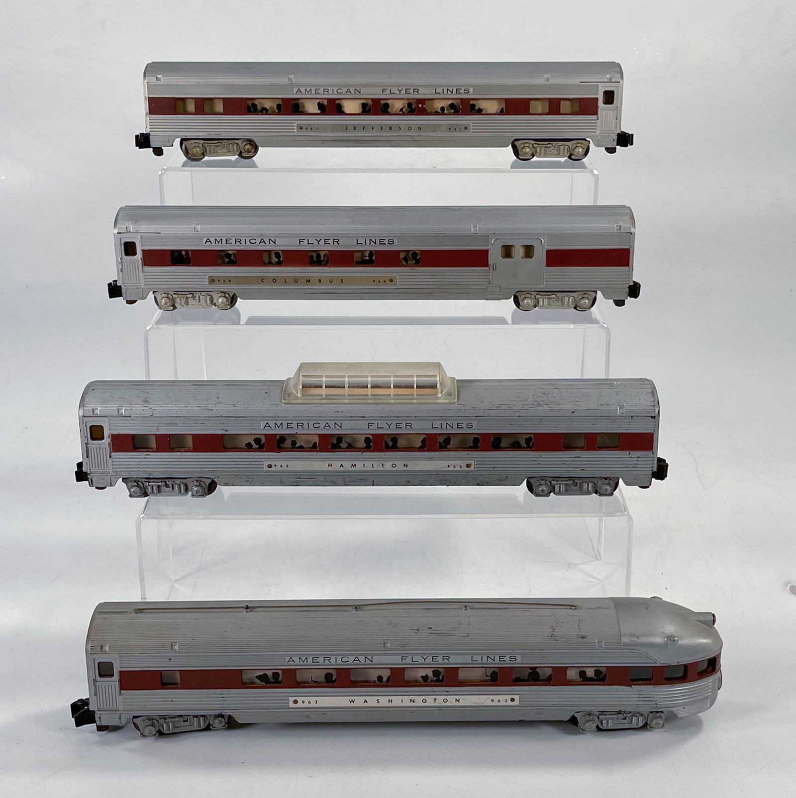 American Flyer S Gauge by Gilbert Brown Striped (1 of 8)