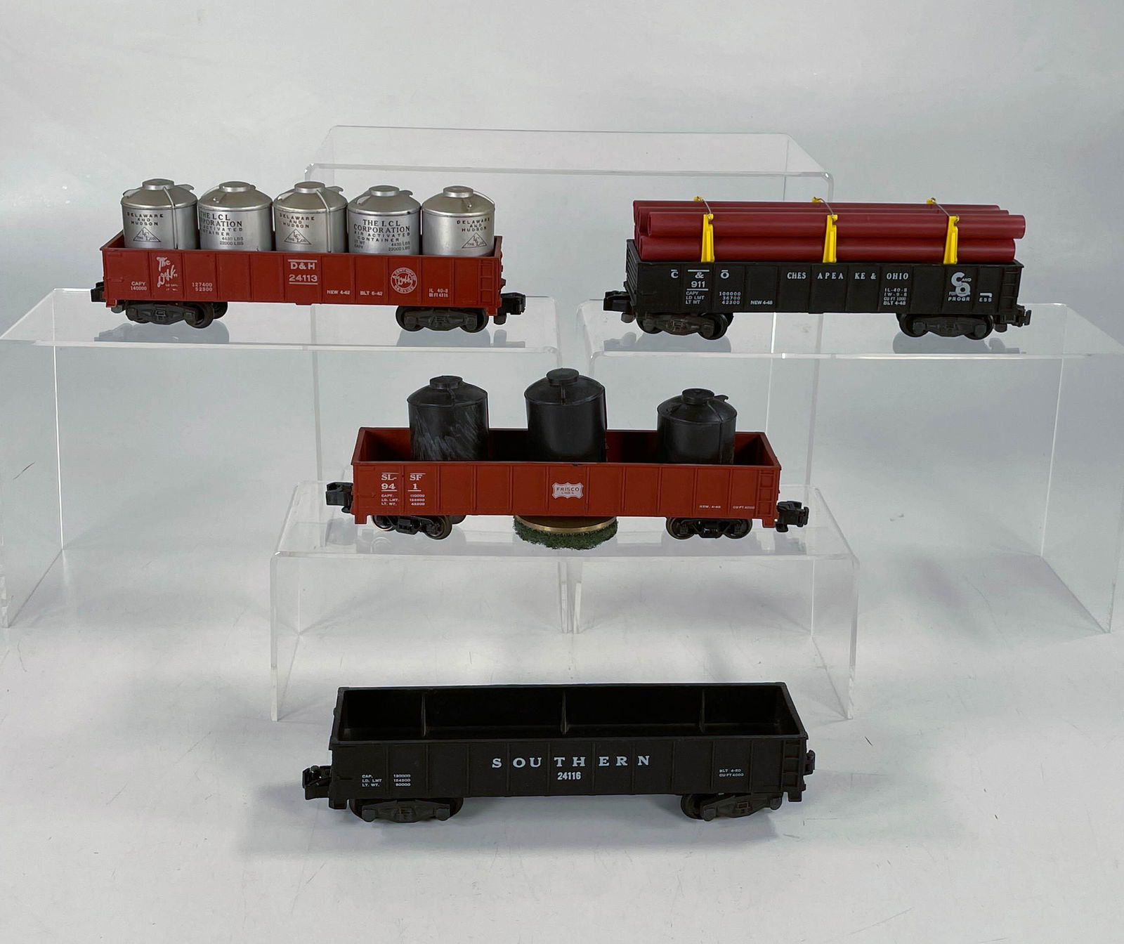 American Flyer S Gauge by Gilbert Four Freight Cars, (1 of 7)