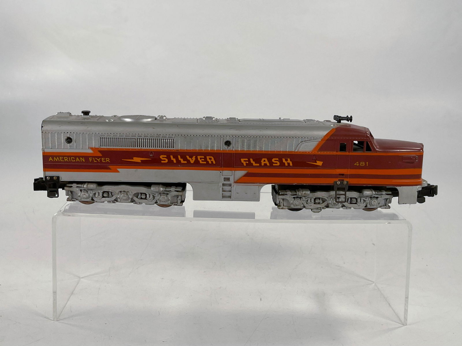 American Flyer S Gauge by Gilbert #481 Silver Flash (1 of 6)