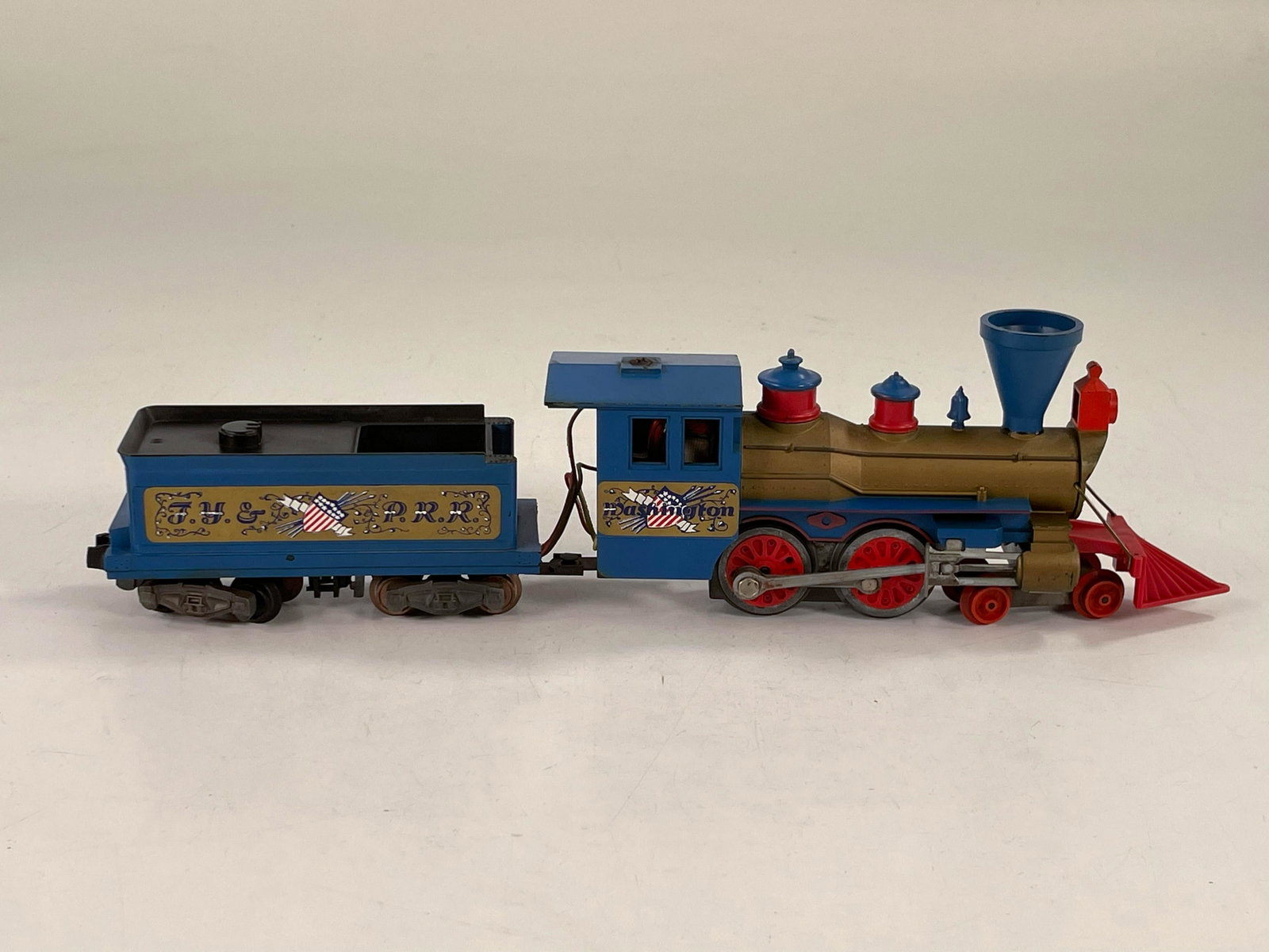 American Flyer S Gauge by Gilbert Washington Steam: American Flyer S Gauge by Gilbert Washington Steam Locomotive and Tender, in C7 overall.