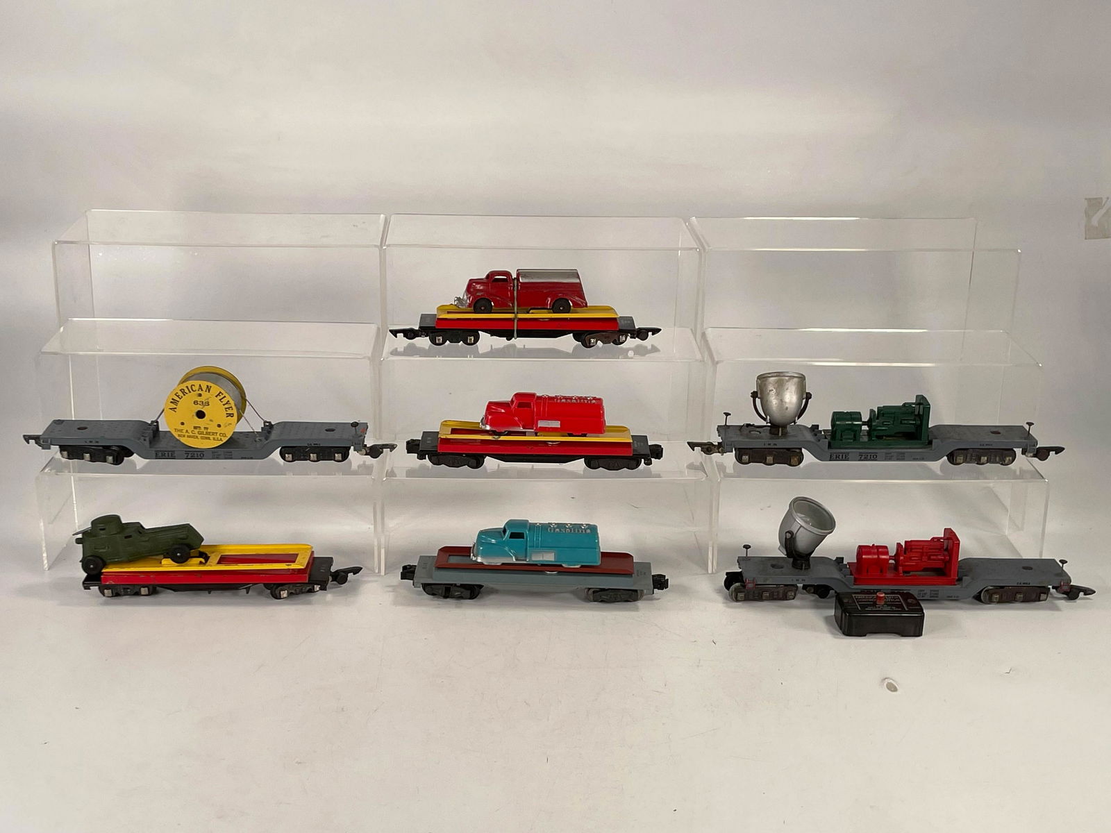 American Flyer S Gauge by Gilbert Assorted Flat Cars (1 of 3)