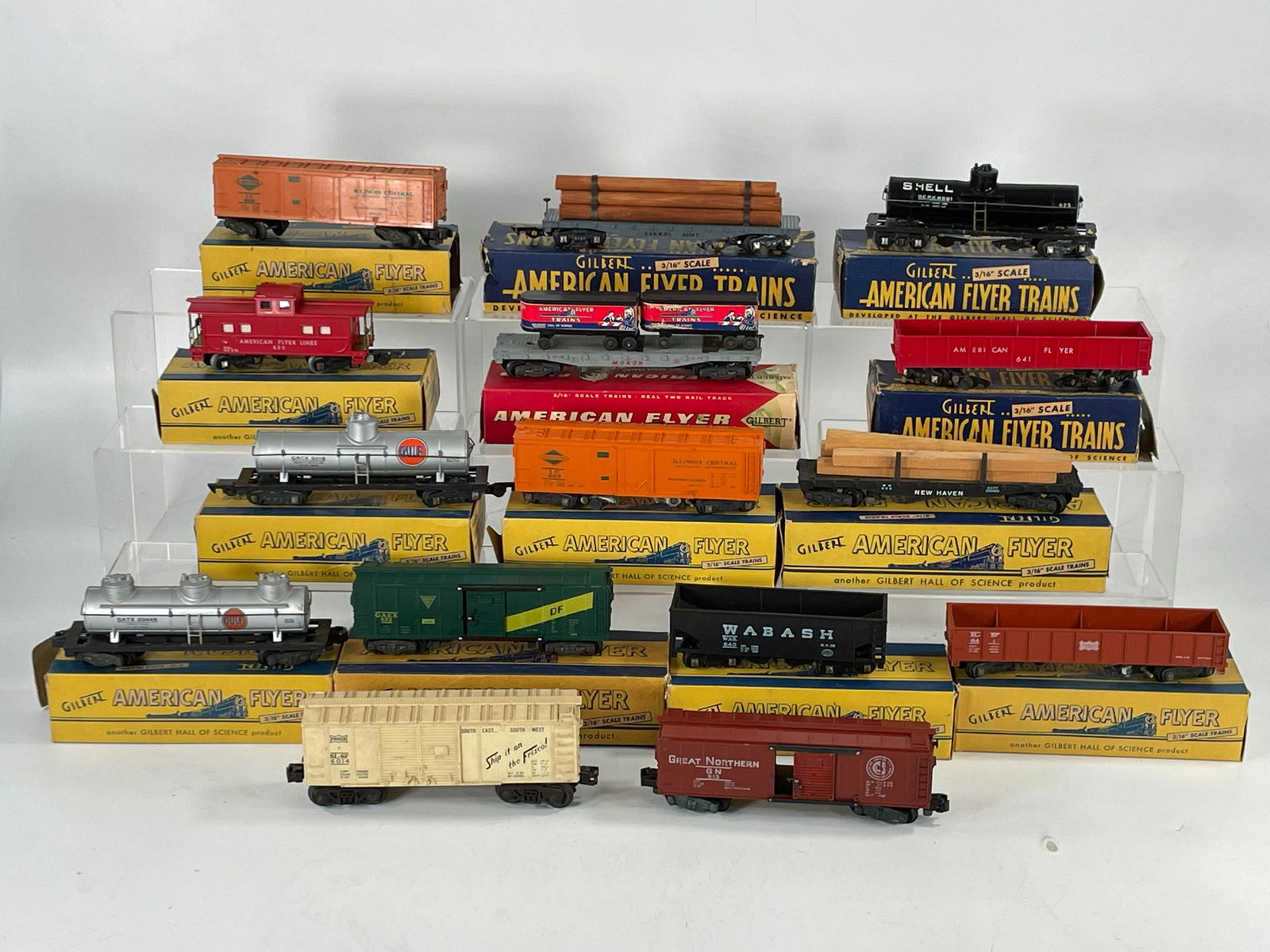 American Flyer S Gauge by Gilbert Assorted Freight Cars (1 of 12)
