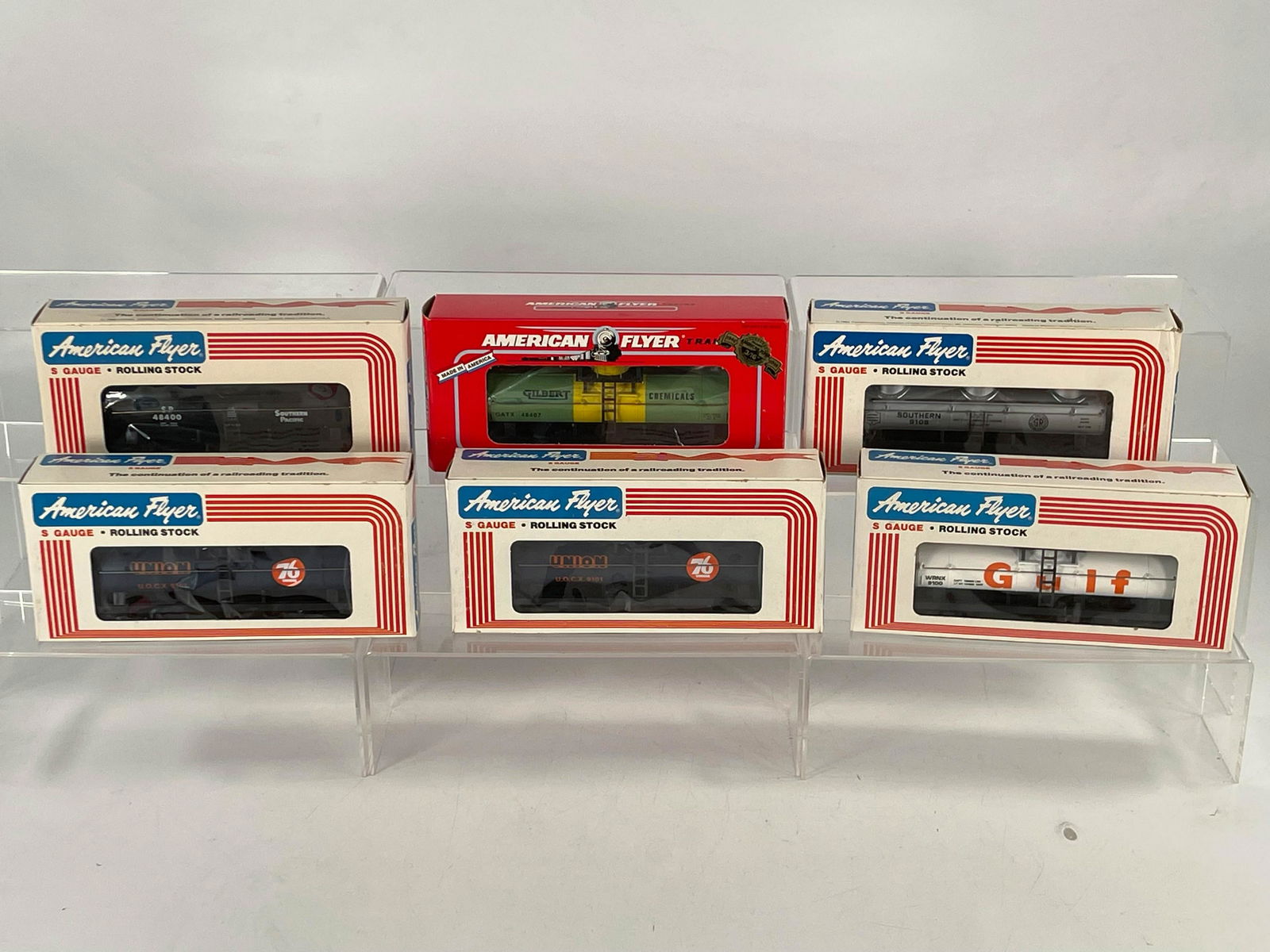 American Flyer S Gauge by Lionel Tank Car with Original (1 of 16)