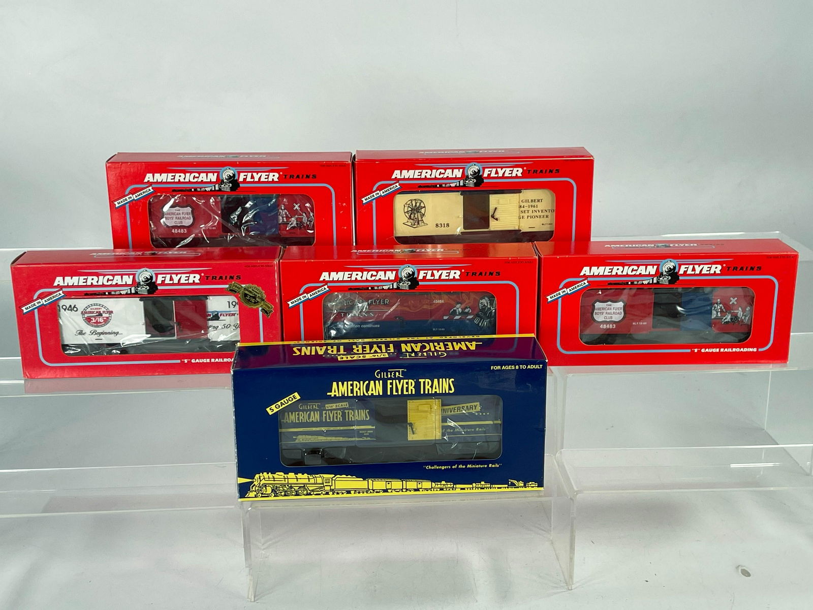 American Flyer S Gauge by Lionel Assorted Box Cars, in (1 of 13)