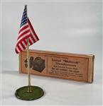 Prewar Lionel Standard Gauge 90 Flagpole with Silk Flag (1 of 6)
