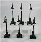 Prewar Lionel 59 Medium Gooseneck Lampposts in Dark (1 of 6)