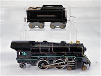 Prewar American Flyer Wide Gauge 4672 Black Loco 4671: Prewar American Flyer Wide Gauge 4672 Black Loco 4671 Black Tender, with the Loco and Tender both repainted to appear C6+ to C7-.