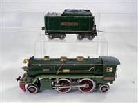 Prewar Lionel Standard Gauge 390E Green Locomotive, (1 of 6)
