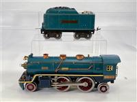 Prewar Lionel Standard Gauge 390E Blue Comet Locomotive (1 of 6)