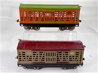 Prewar Lionel Standard Gauge 213 Cattle Car with pea (1 of 6)