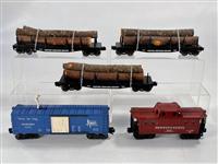 Postwar Lionel O Gauge 6437 Caboose, 3424 Wabash (1 of 10)