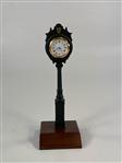 Nostalgia miniatures railroad clock on post (1 of 6)