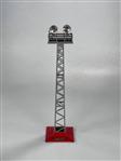 Lionel Prewar No. 92 floodlight tower painted 1942 gray (1 of 4)
