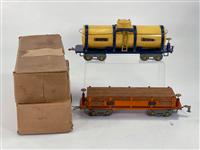 American Flyer Prewar Wide Gauge #4010 Yellow Tank Car, (1 of 14)