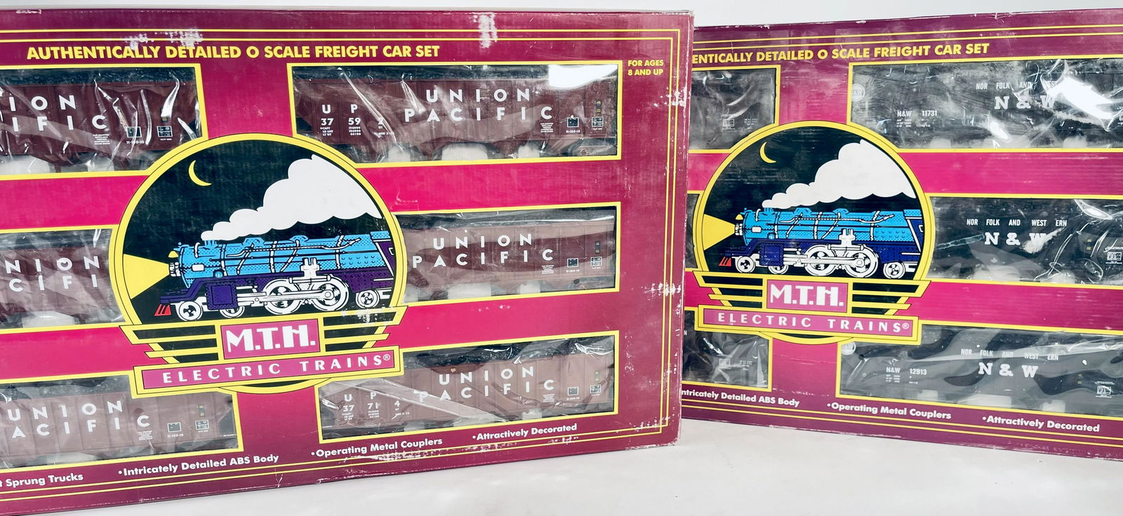 MTH O Gauge Norfolk & Western 6-Car Hopper Set and (1 of 4)