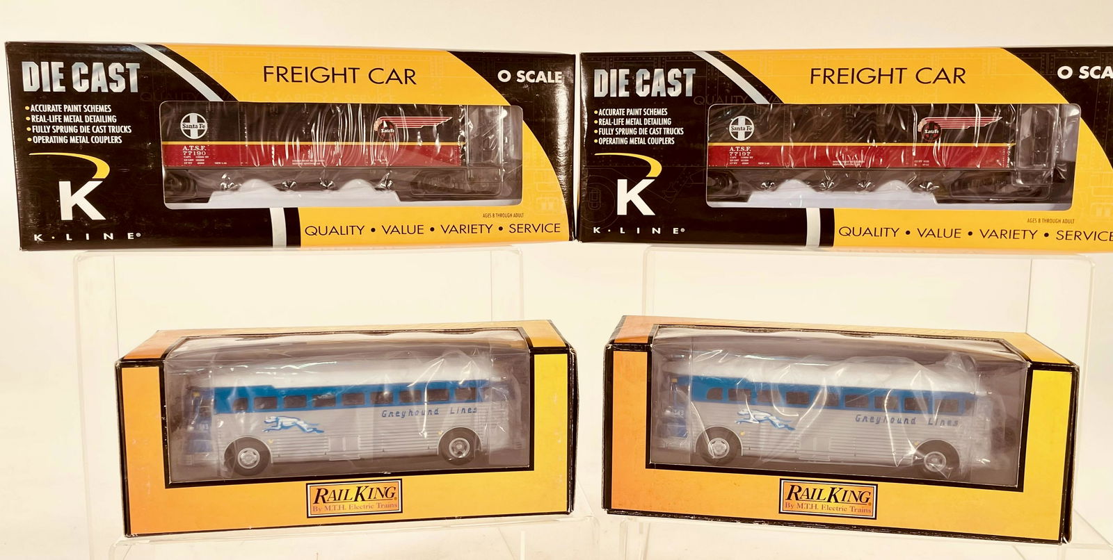 MTH Rail King O Gauge Greyhound-Los Angeles Die-Cast (1 of 7)