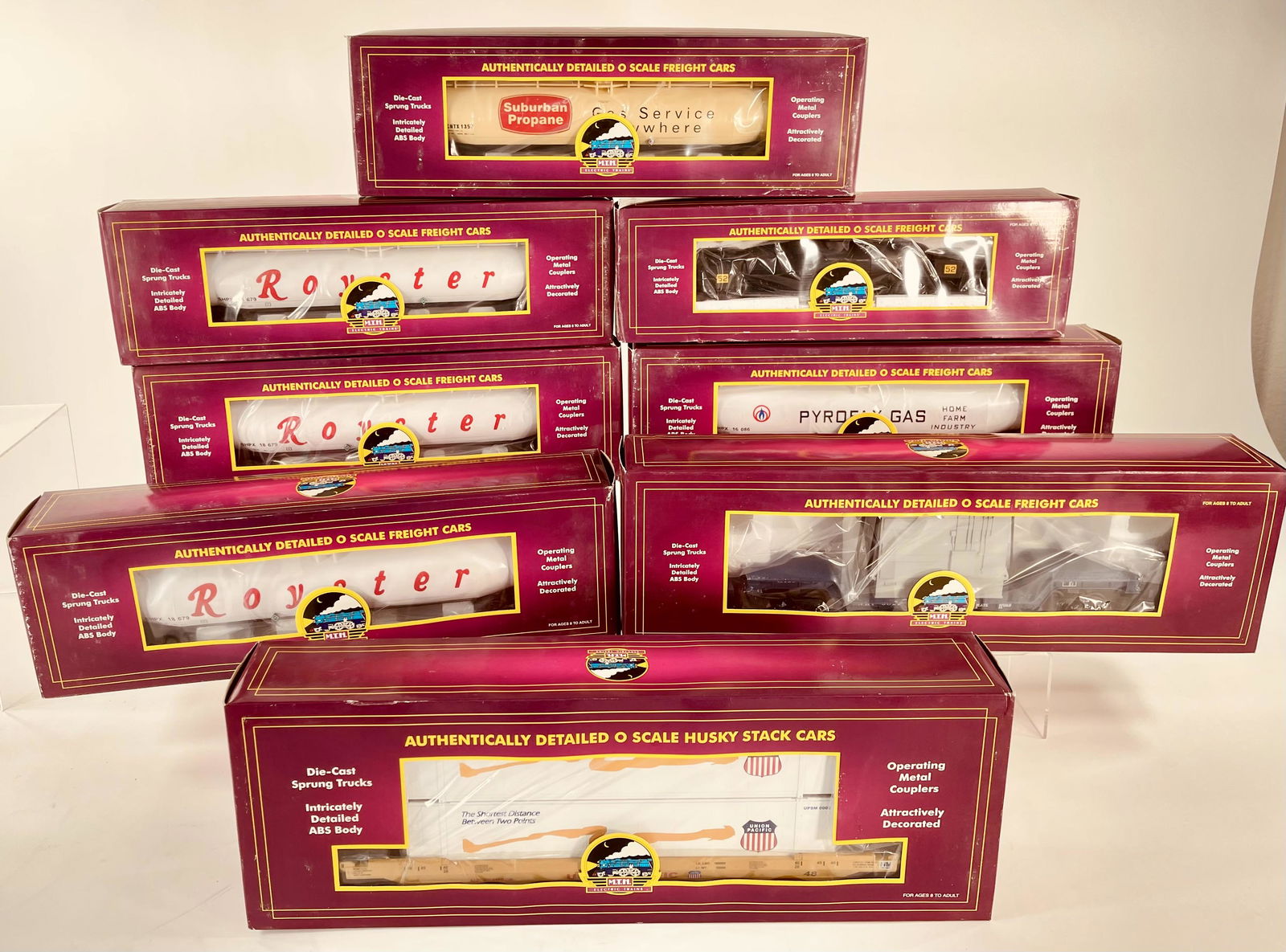 MTH O Gauge Eight (8) Assorted Freight Cars, in (1 of 10)