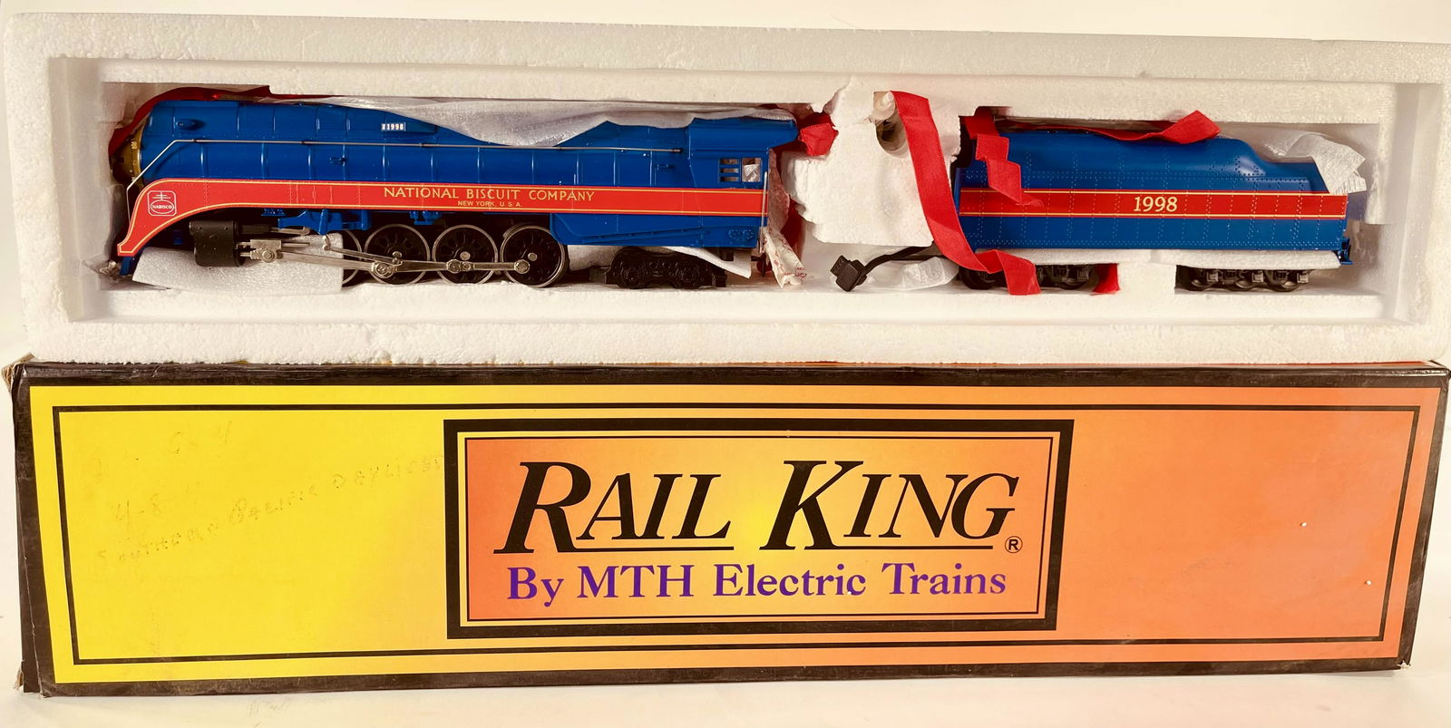 MTH Rail King O Gauge Nabisco GS-4 Steam Engine, in (1 of 3)