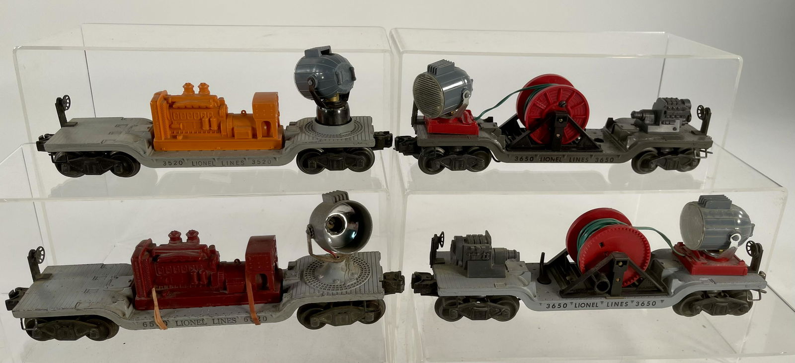 Lionel Postwar (4) Assorted Searchlight Cars (1 of 5)