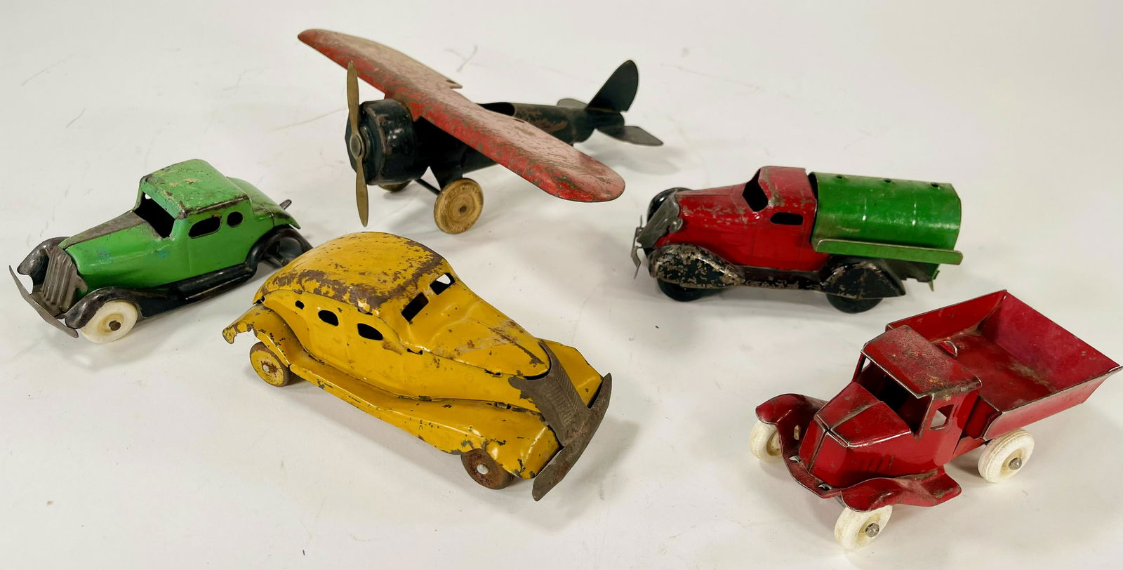 Wyandotte and Marx Trucks, Cars and Plane (1 of 7)