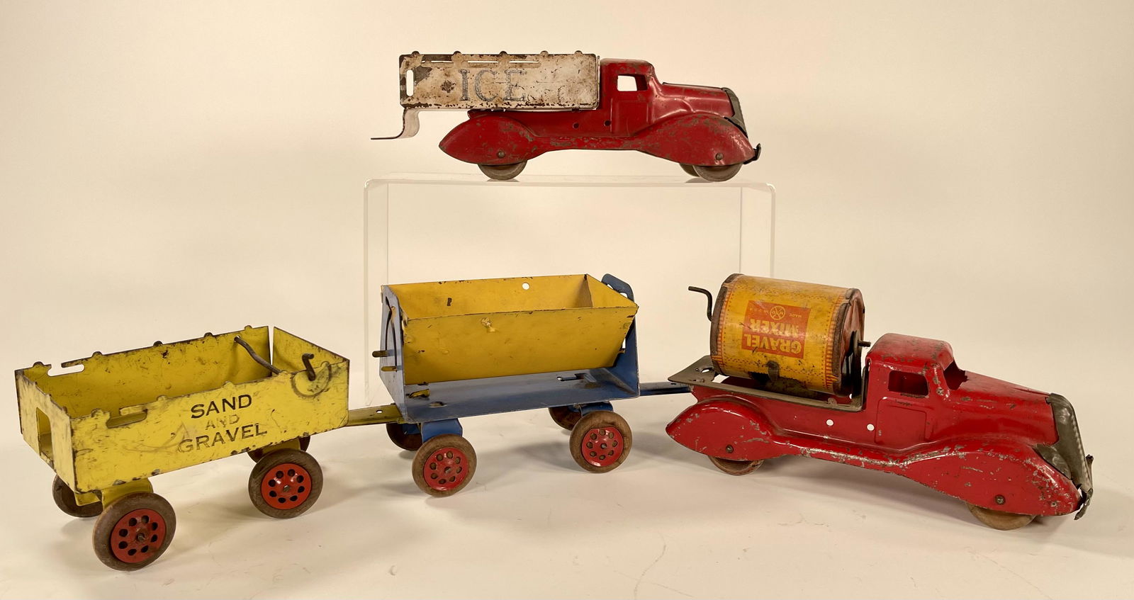 Marx Gravel Mixer Truck with Orange Gravel Mixer with (1 of 5)