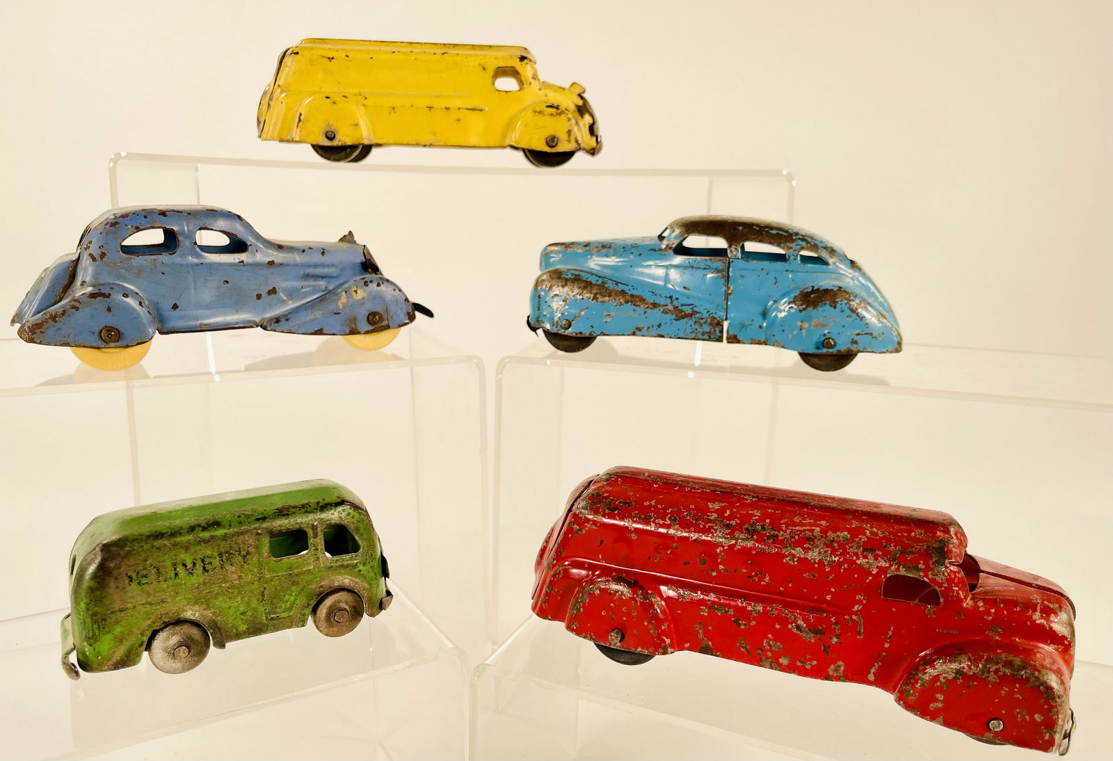 Marx Two Delivery Trucks, Marx Sedan and Wyandotte (1 of 2)