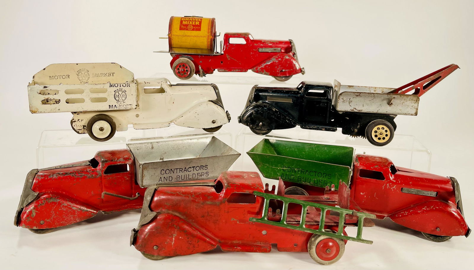 Marx Six Assorted Trucks (1 of 7)