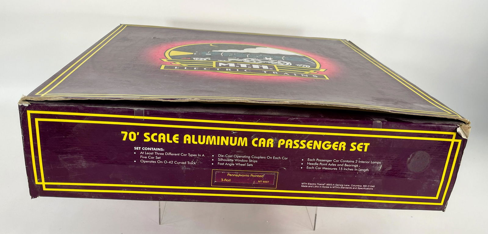 MTH 70’ Scale Aluminum Car Passenger Set (5 (1 of 2)