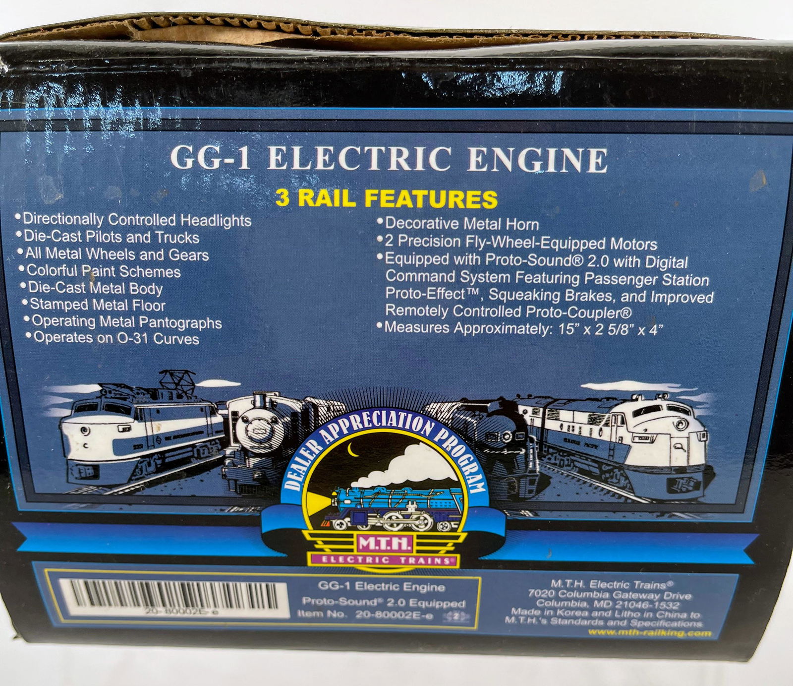 MTH Dealer Appreciation program GG-1 electric engine, (1 of 2)