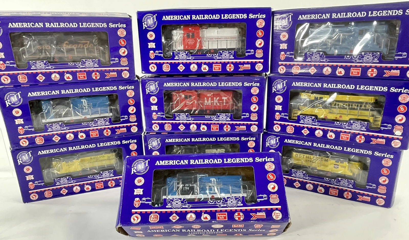 RMT O Gauge Assorted Ten (10) GP Diesel Locomotives in (1 of 3)