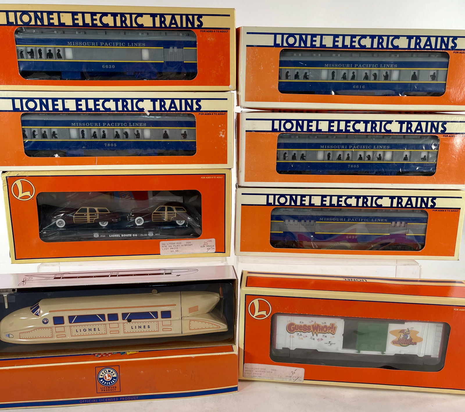 New Lionel O Gauge Assorted Eight (8) Passenger and (1 of 7)