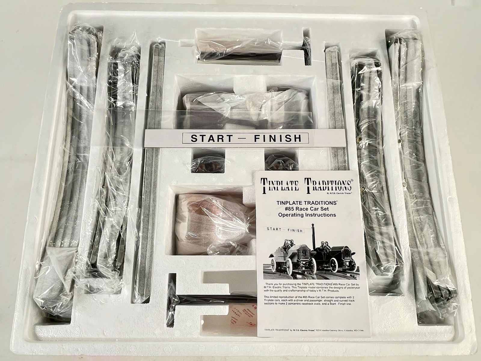 MTH O Gauge 1912 Road Race Set in Original Styrofoam (1 of 2)