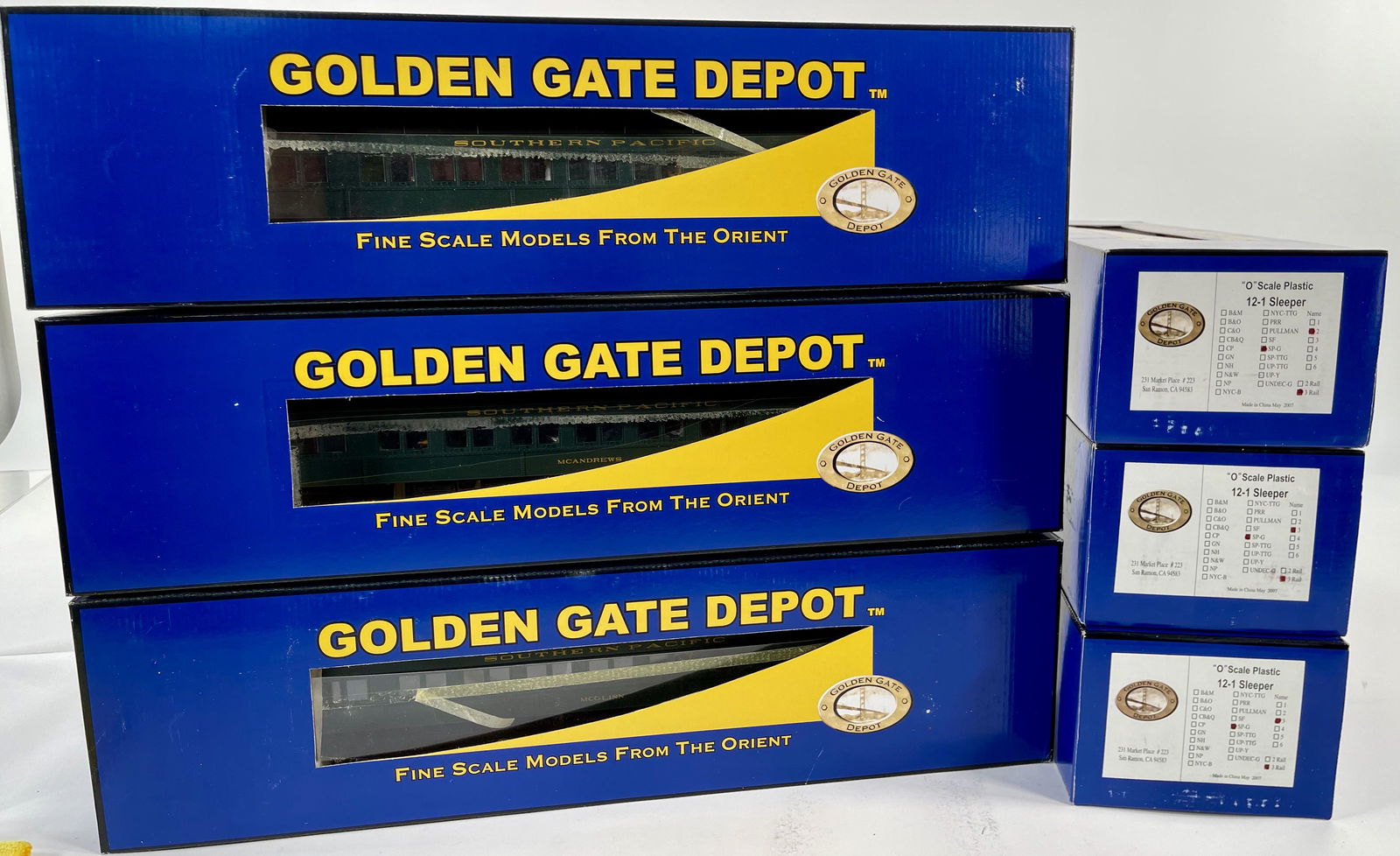 Golden Gate Depot O Gauge Passenger Car Set (6 (1 of 4)