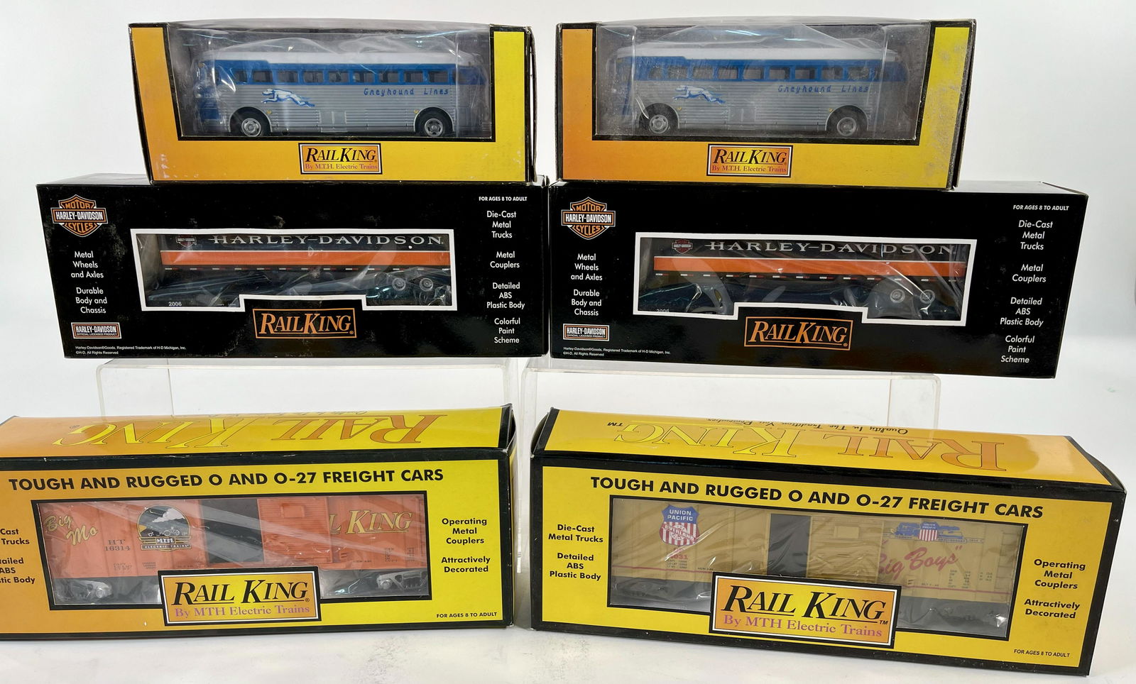 MTH RailKing O Gauge Assorted Six (6) Freight Cars in (1 of 6)