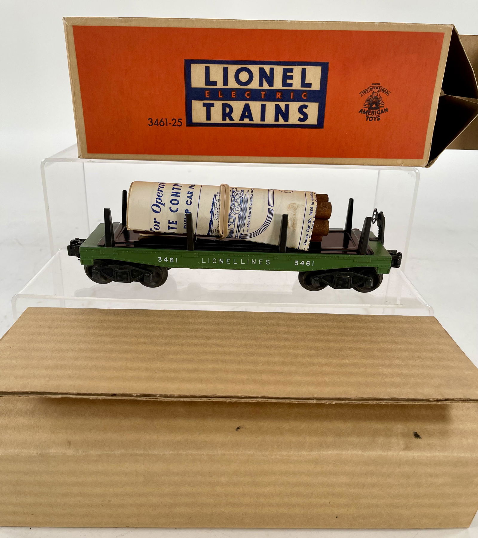 Postwar Lionel O Gauge 3461 – 25 Rare Green (1 of 9)