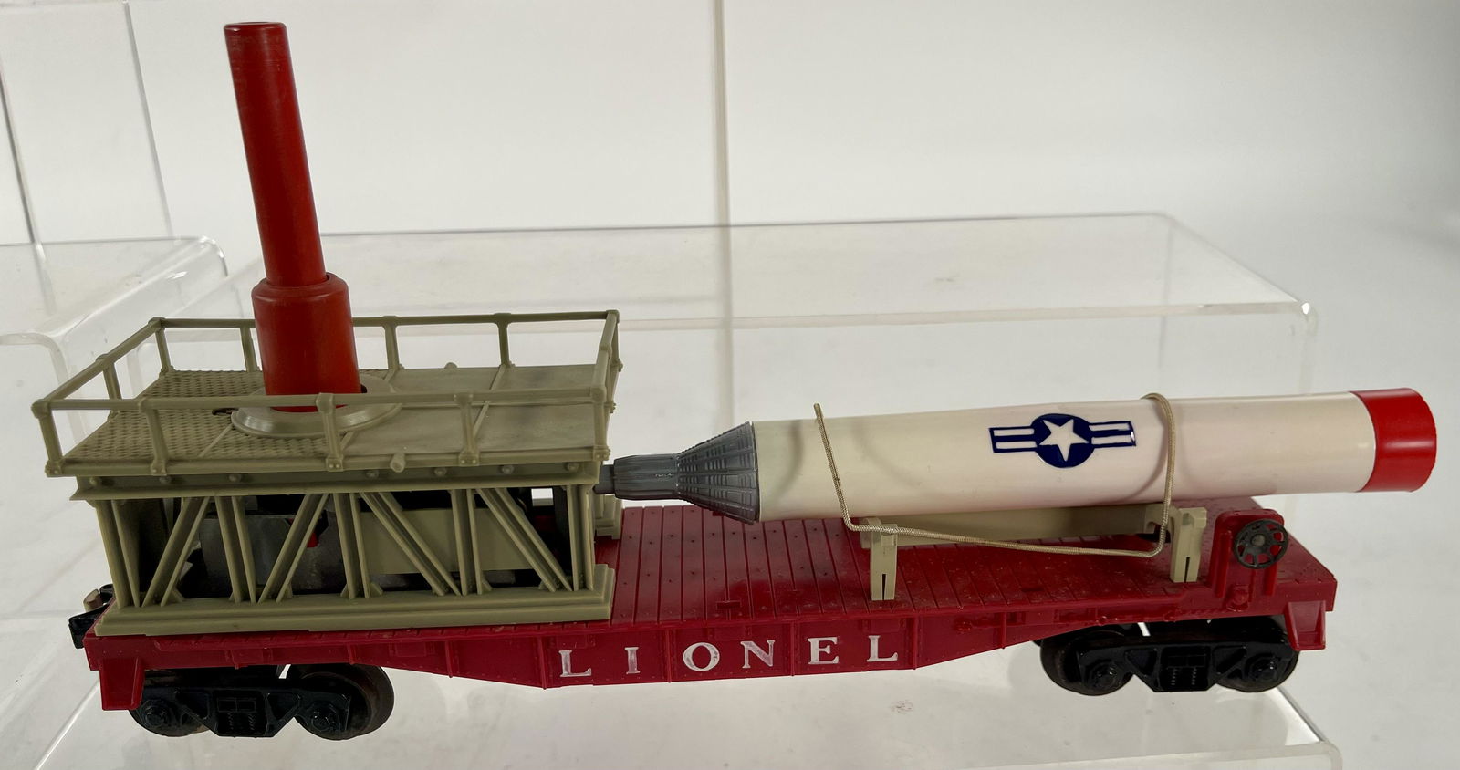 Postwar Lionel O Gauge 3413 Mercury Capsule Launching (1 of 4)