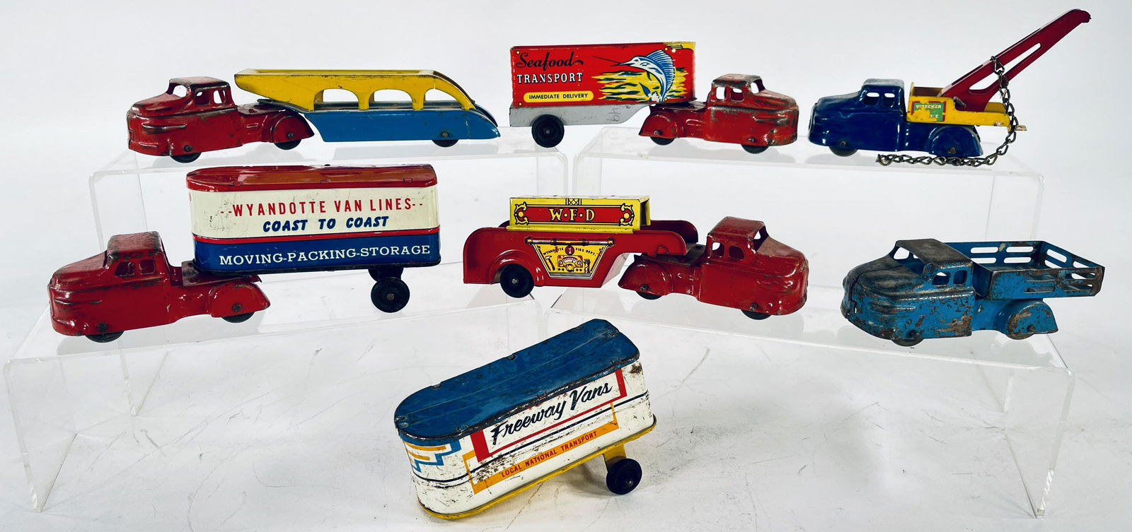 Wyandotte Smaller Assorted Five (5) Trucks and Trailers (1 of 5)