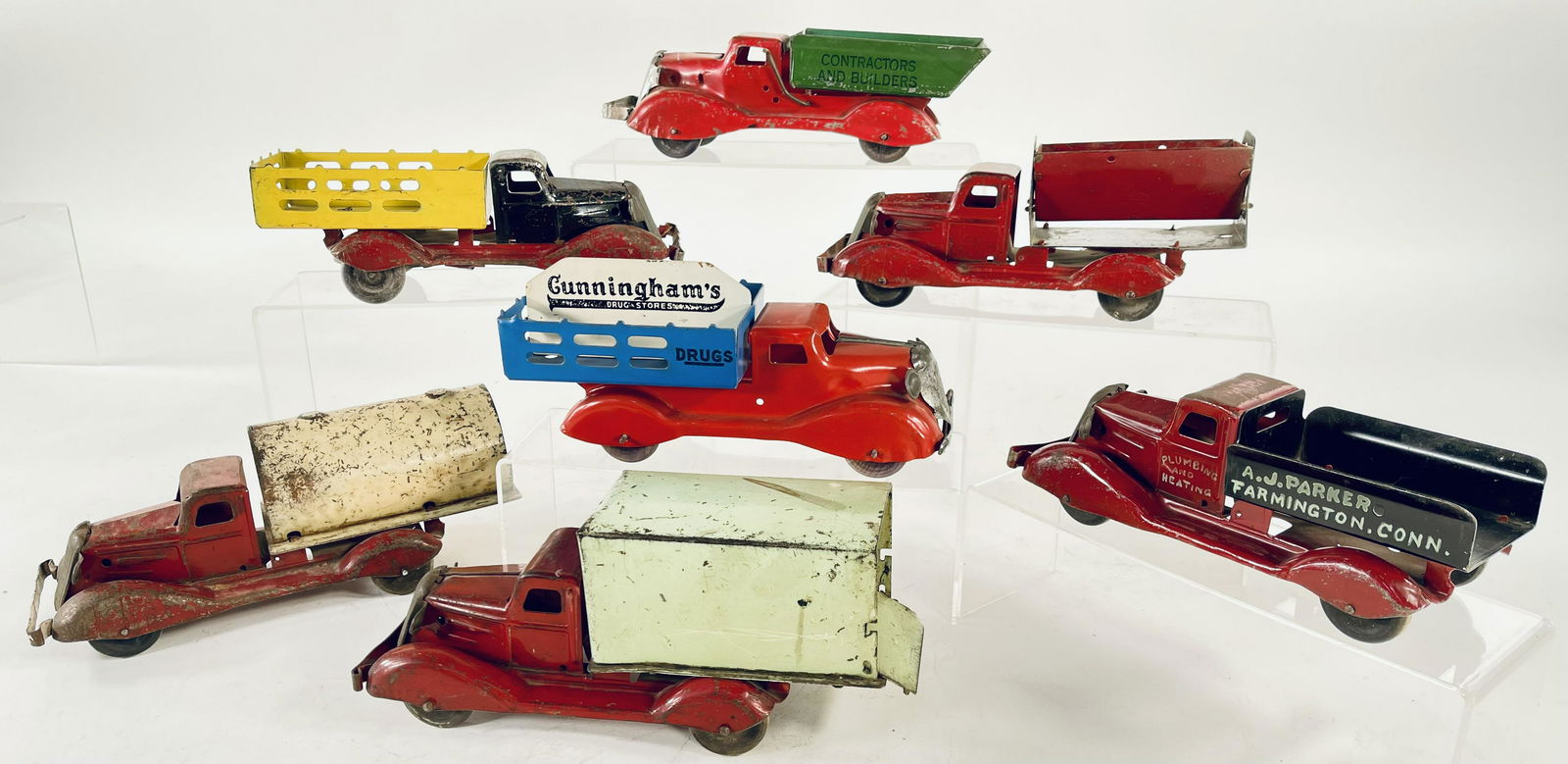 Marx Assorted Seven (7) Trucks (1 of 8)