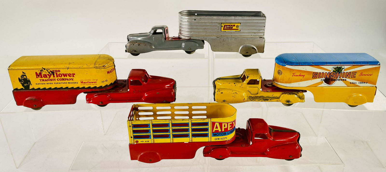 Marx Truck Assorted Trucks and Trailers X 4 (1 of 5)