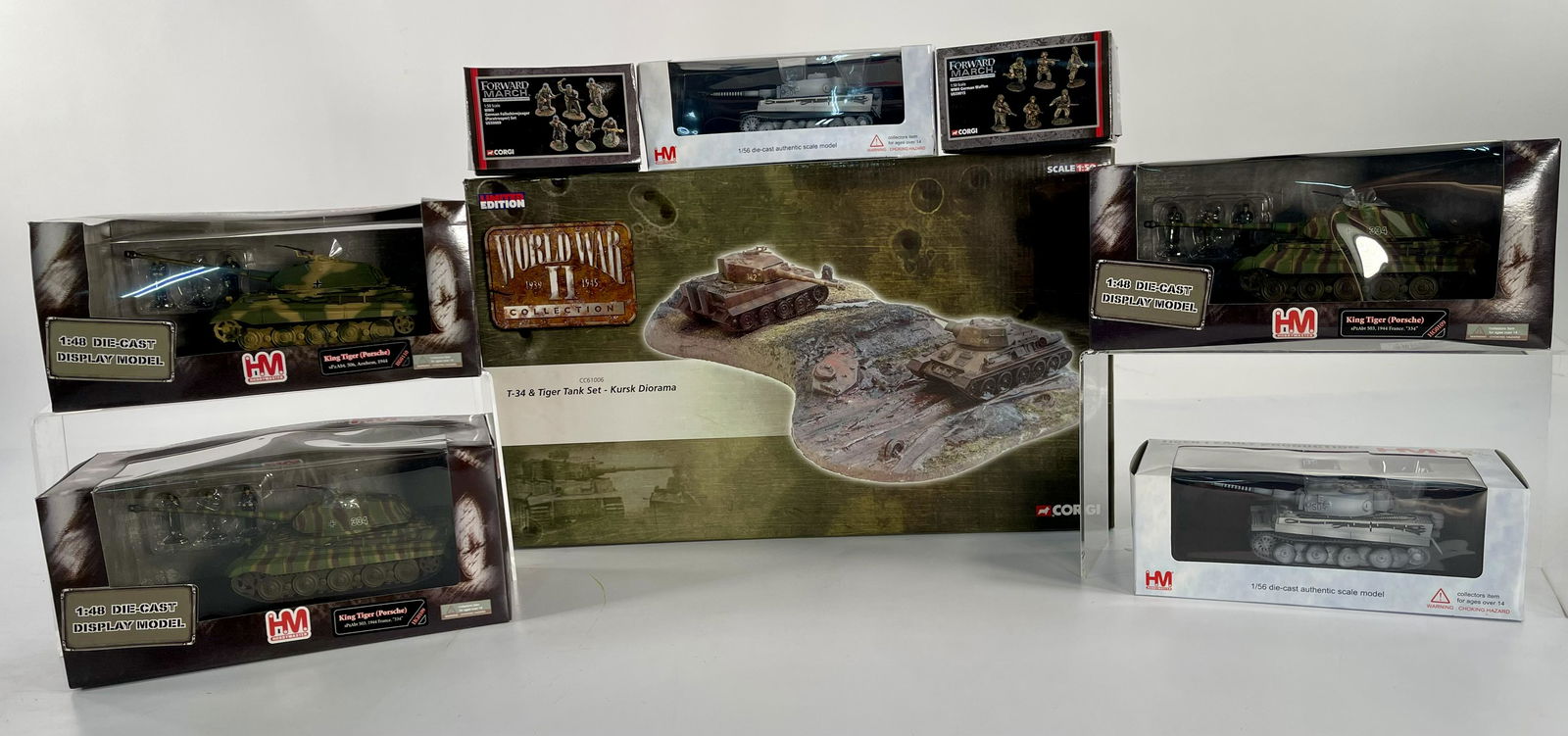 T – 34 and Tiger Tank Set – Kursk Diorama (1 of 5)