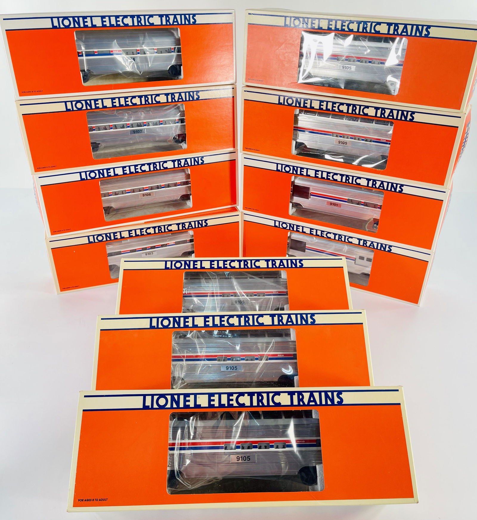 New Lionel O Gauge Eleven (11) Assorted Amtrak Passenger Cars (1 of 9)
