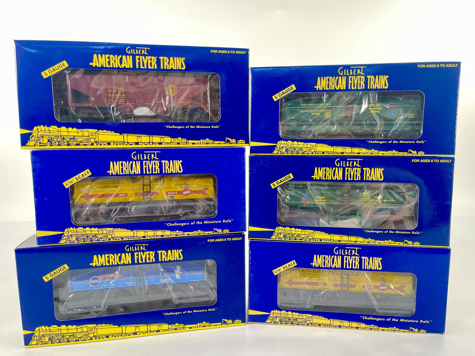 American Flyer Lionel S Gauge Five (5) Assorted Freight Cars (1 of 3)