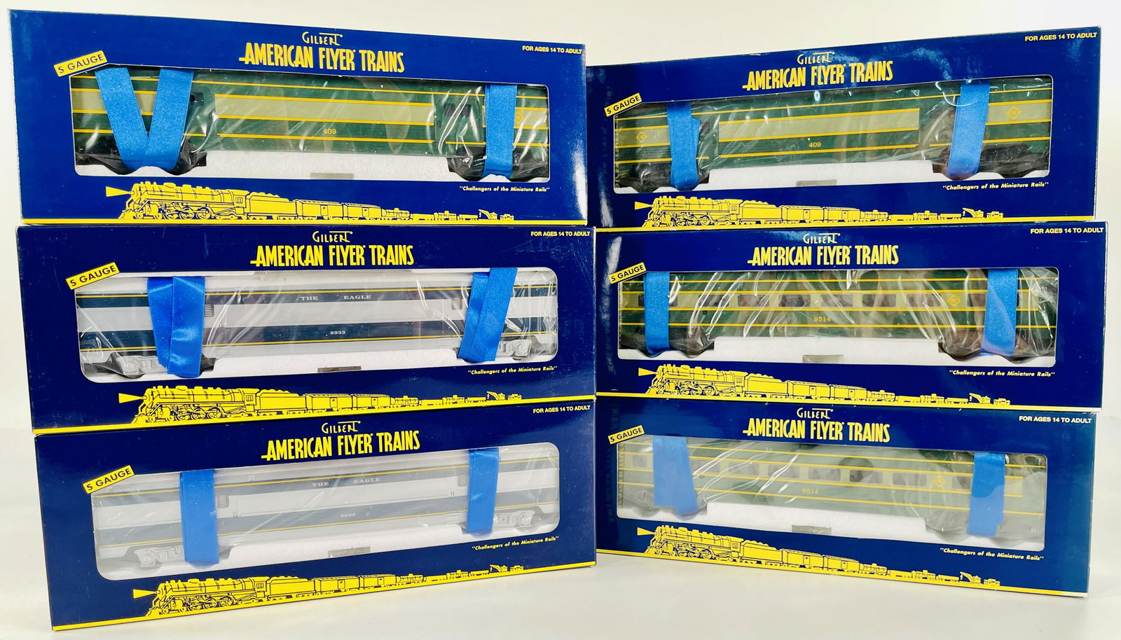 American Flyer Lionel S Gauge Six (6) Assorted Passenger Cars (1 of 5)