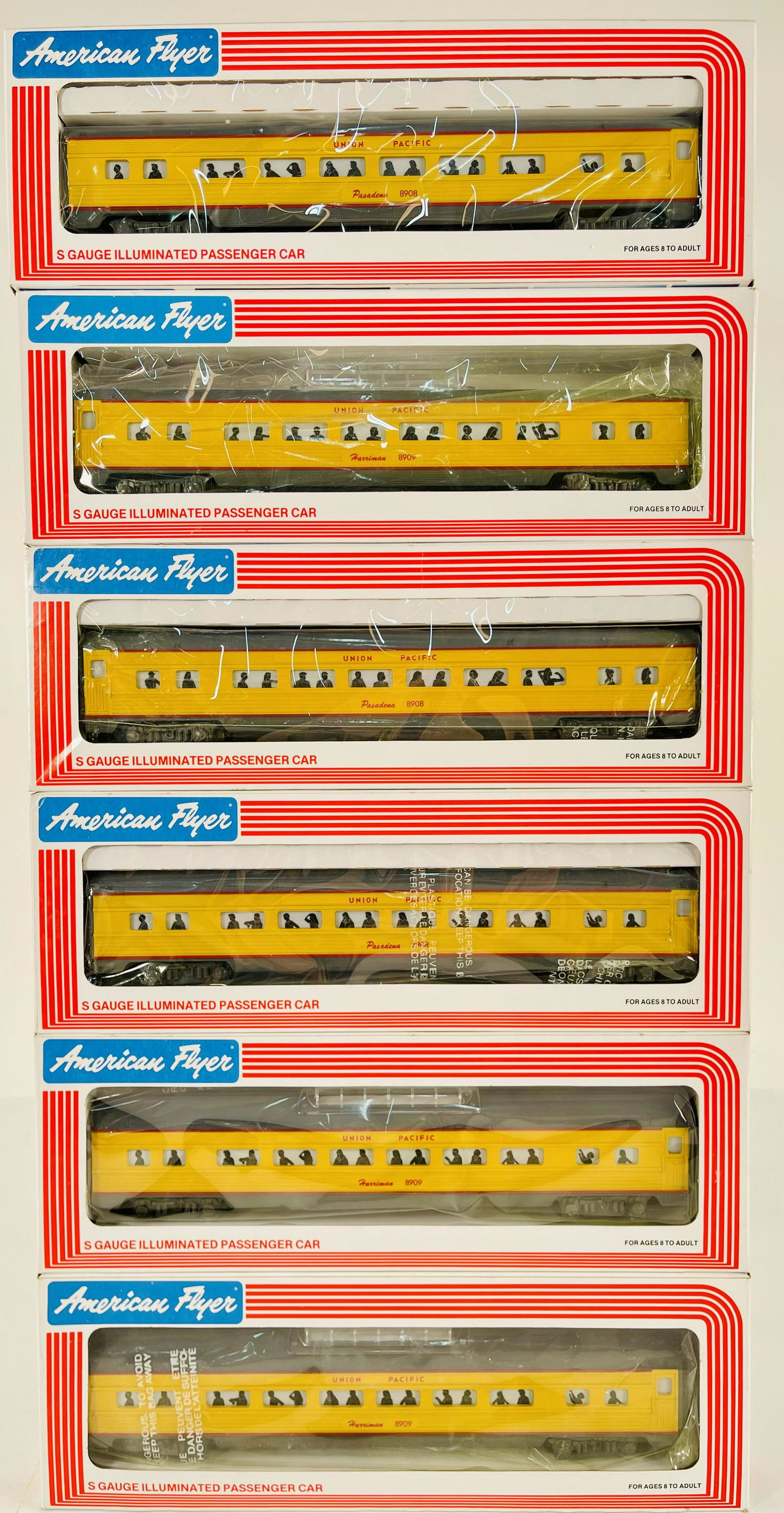 American Flyer Lionel S Gauge Six (6) Assorted Passenger Cars (1 of 6)