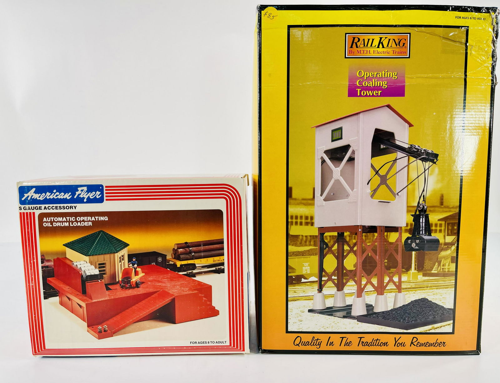 MTH Rail King O Gauge Operating Coaling Tower and American Flyer Lionel S Gauge Automatic Operating (1 of 5)
