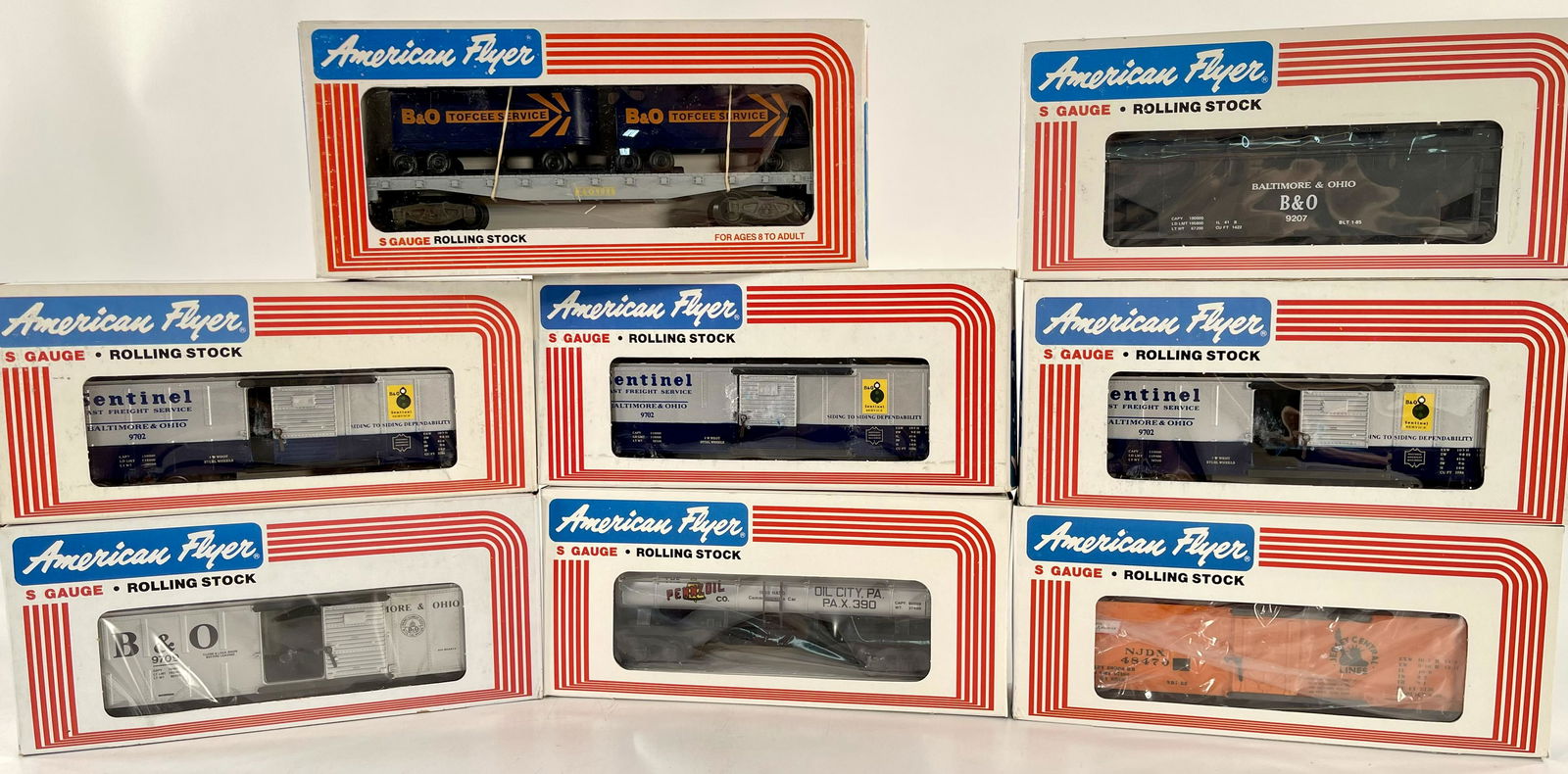 American Flyer Lionel S Gauge Assorted Eight (8) Freight Cars (1 of 7)