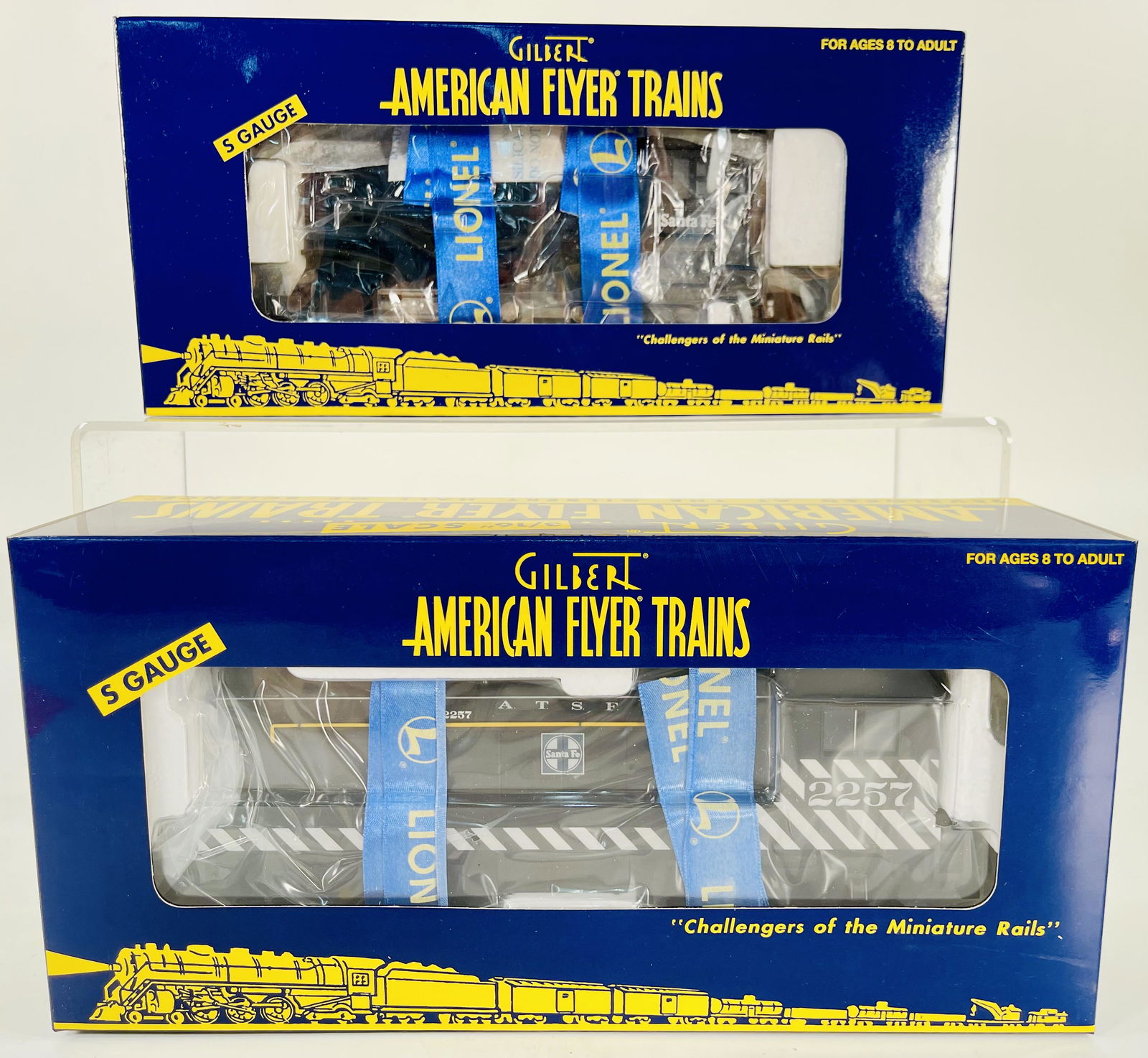 American Flyer Lionel S Gauge Santa Fe Baldwin Switcher and Santa Fe Dockside Switcher: American Flyer Lionel S Gauge Santa Fe Baldwin Switcher and Santa Fe Dockside Switcher, with the Santa Fe Dockside Switcher #6 – 48040 and the Santa Fe Baldwin Switcher #6 – 48035, both or