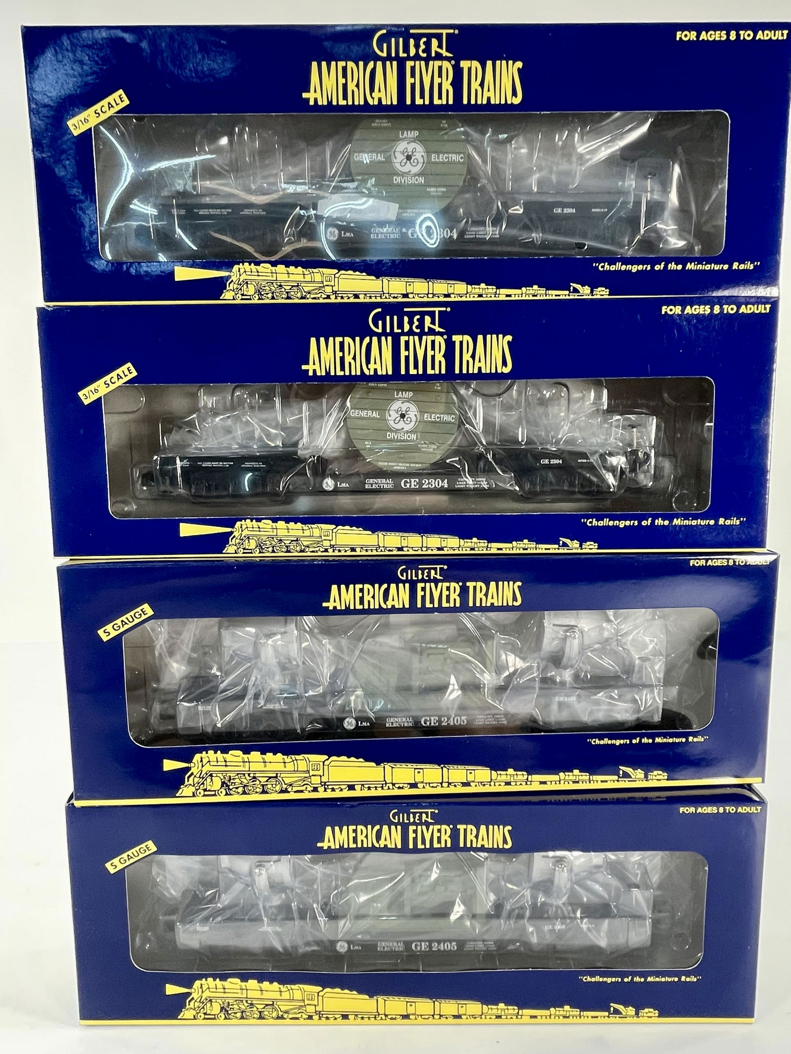 American Flyer Lionel S Gauge Four (4) Assorted Flat Cars (1 of 5)